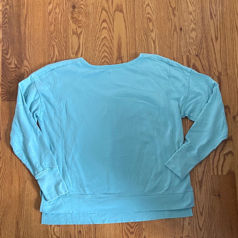 Sweaty Betty Long Sleeve High Low Crewneck Sweatshirt Size Small